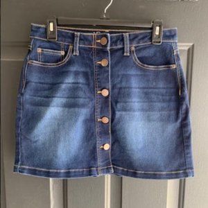 High Rise NOBO Jean Skirt